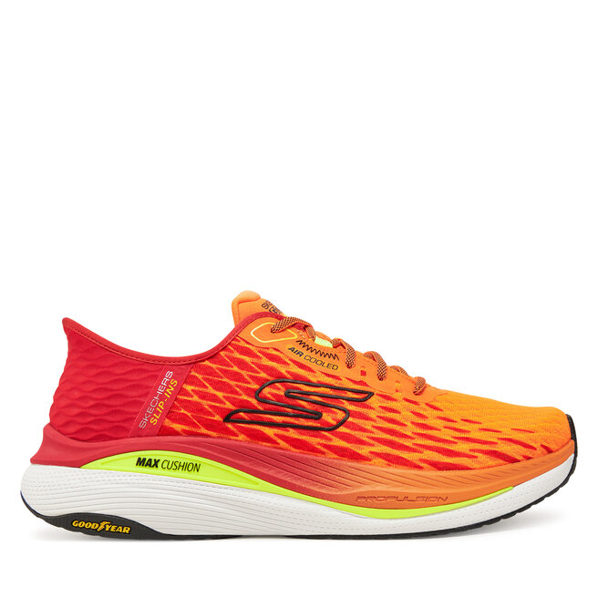 Buty do biegania Skechers Slip-Ins: Max Cushioning Propulsion - Vitality - Pomarańczowy