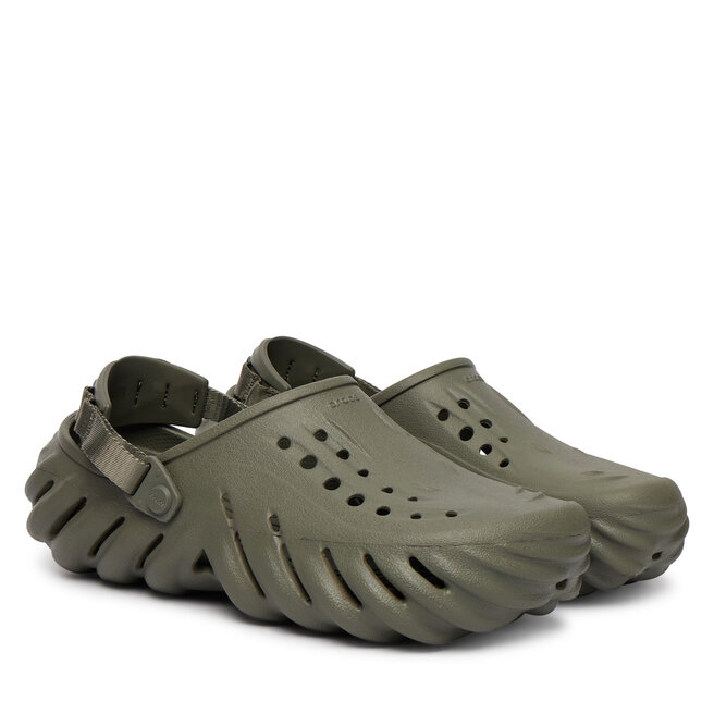 Klapki Crocs Echo Clog 207937 Zielony -