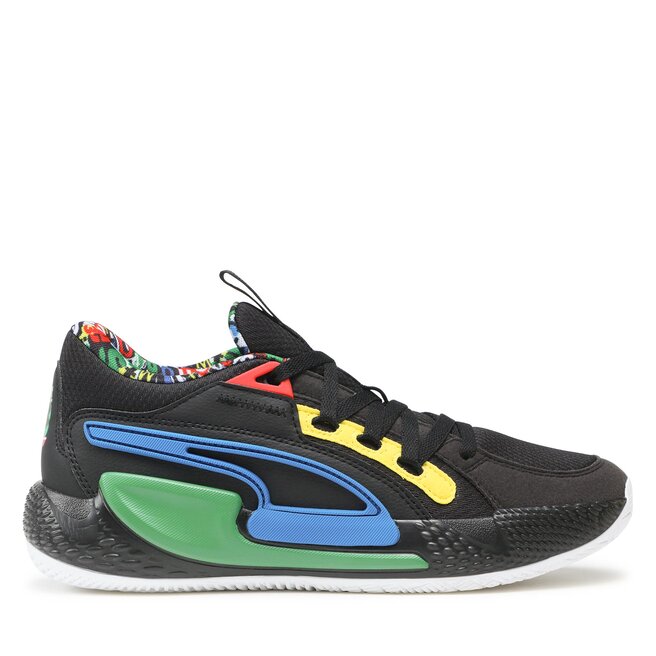 Puma Cipő Puma Court Rider Chaos 379137 01 Puma Black/Pele Yellow/Archive Green/Racing Blue/Puma White