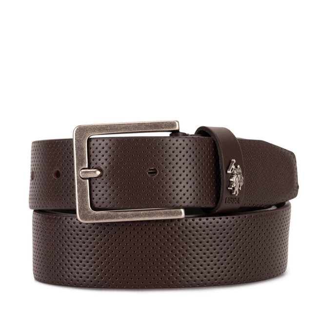 Pasek U.S. Polo Assn. - Brązowy