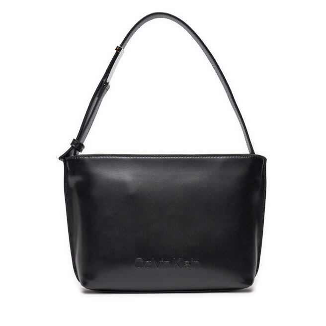 Torebka Calvin Klein Embossed Logo - Czarny