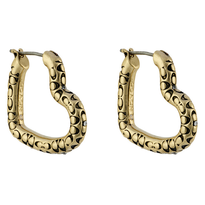 Kolczyki Coach 37460421 Złoty -