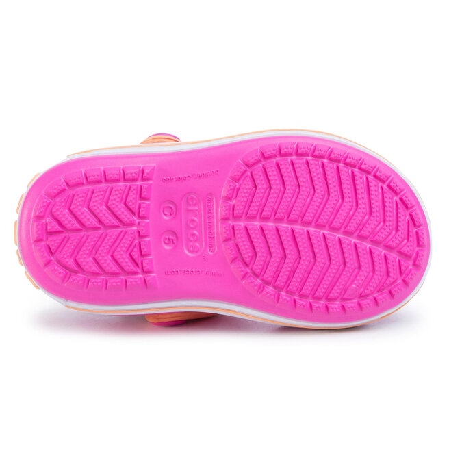 Crocs Sandale Crocs Crocband Sandal Kids 12856 Electric Pink/Cantaloupe