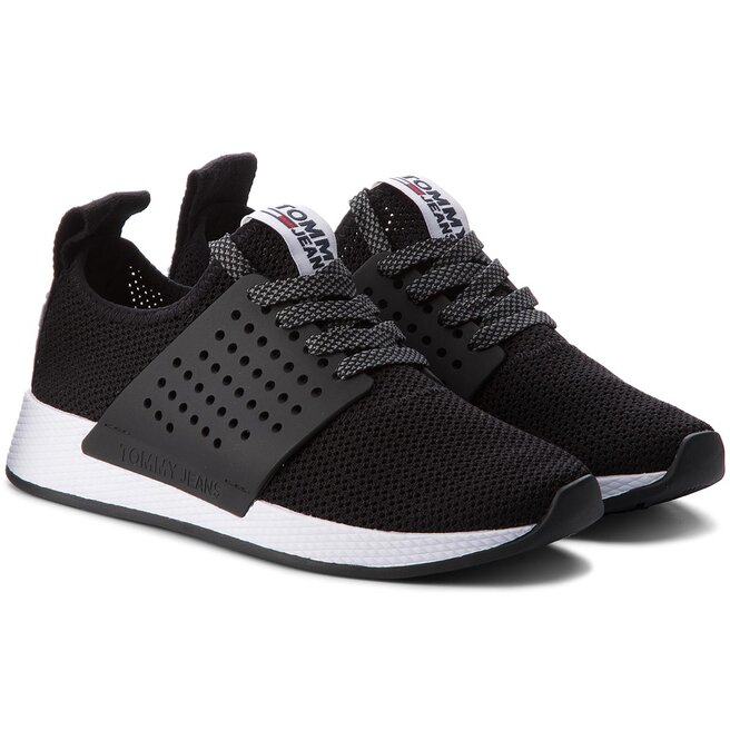 Sneakers Tommy Jeans Tommy Jeans Knit Sneaker EN0EN00170 Black 990