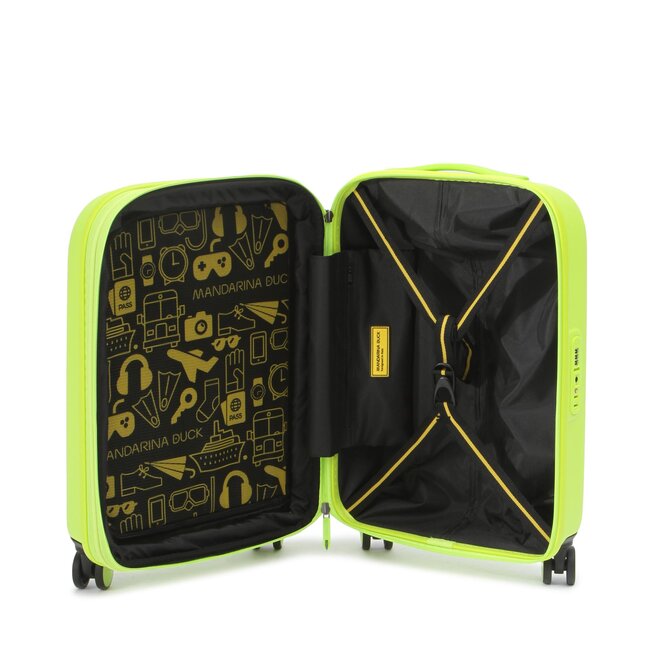 Mandarina Duck Malý pevný kufor Mandarina Duck Logoduck+ P10SZV34A13 Acid Lime