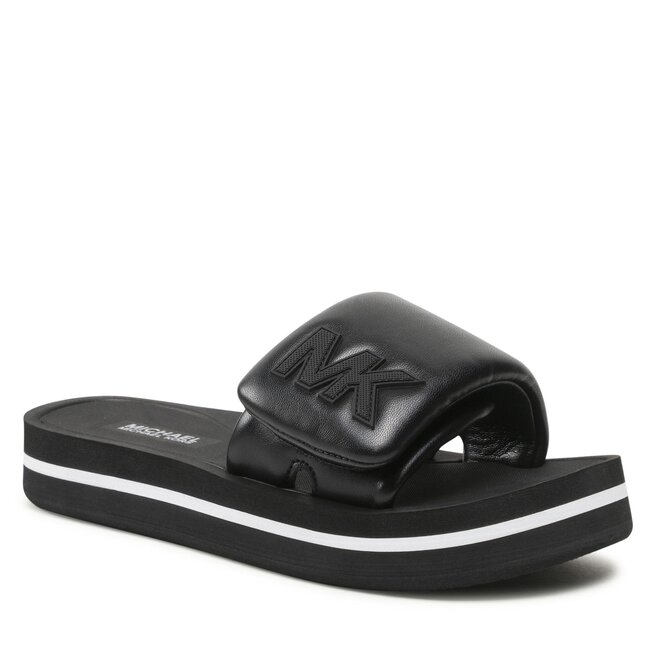 Șlapi MICHAEL Michael Kors Mk Platform Slide 40S3MKFA1L Black epantofi.ro imagine noua