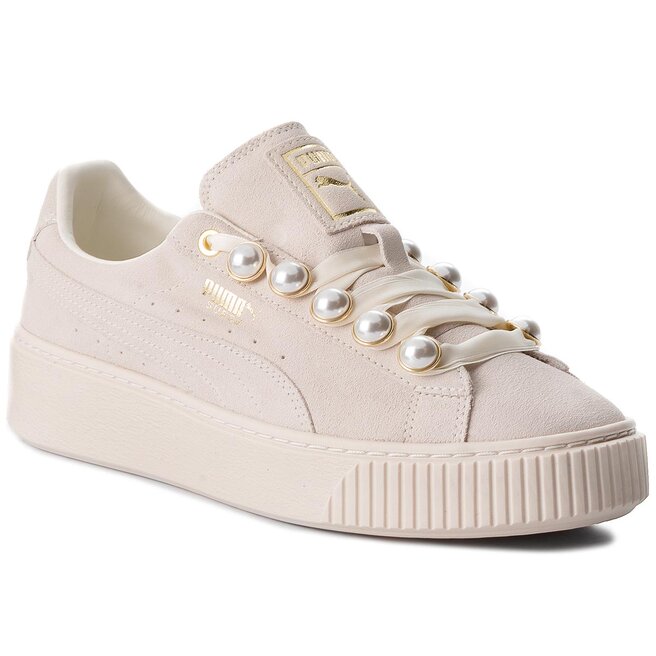 puma suede whisper white