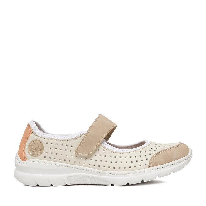 Baleriny Rieker CEO-L32B5-81 Écru -