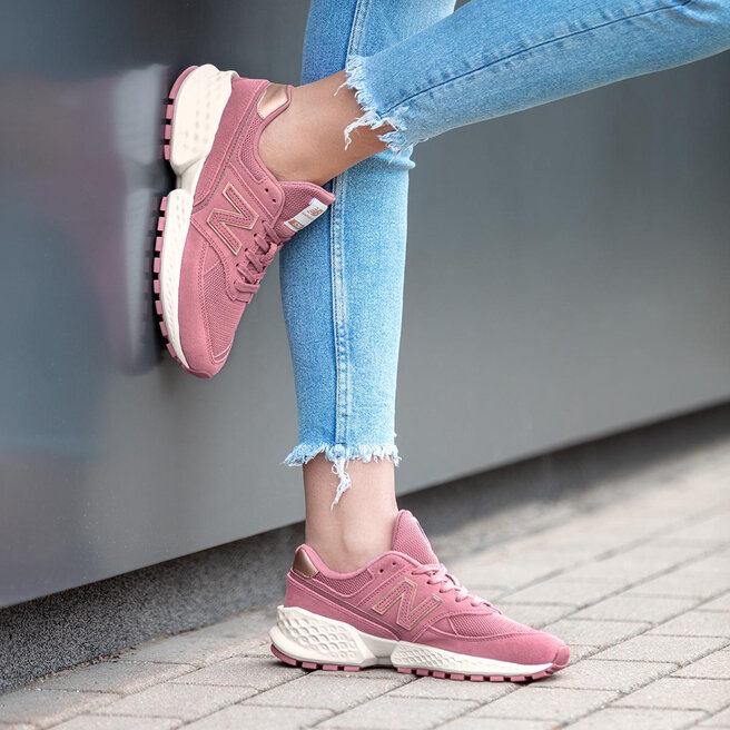 Zapatillas New Balance WS574ATG Rosa zapatos.es