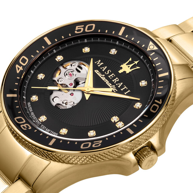 Maserati SFIDA Special Edition Diamond Mechanical Watch For Men - R8823140005