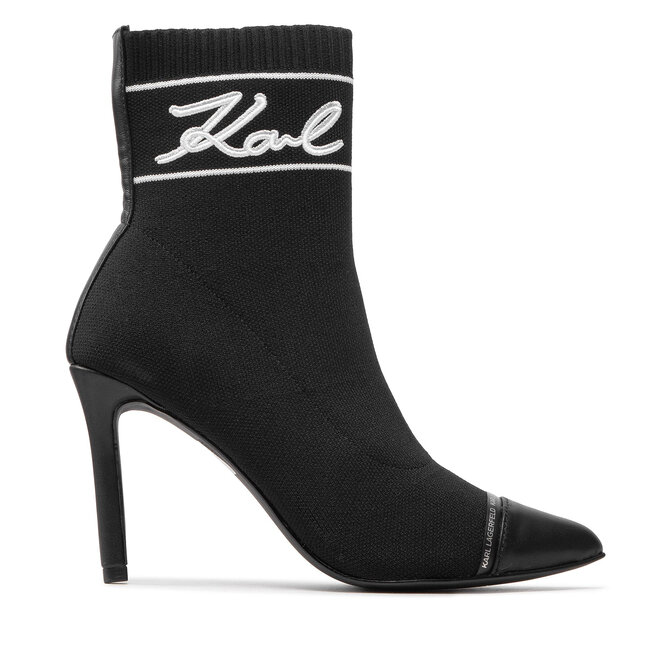 KARL LAGERFELD Stiefeletten KARL LAGERFELD KL31362 Black KnitTextile