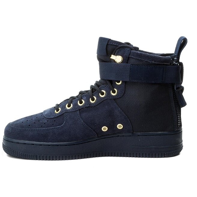 Nike Sf Af1 Mid 917753 400 Obsidian Obsidian Black