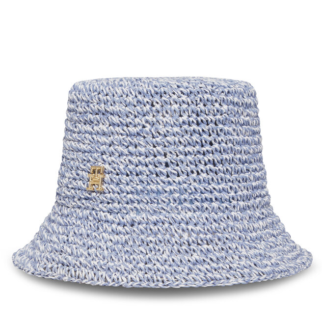 Kapelusz Tommy Hilfiger Premium Beach Bucket - Niebieski