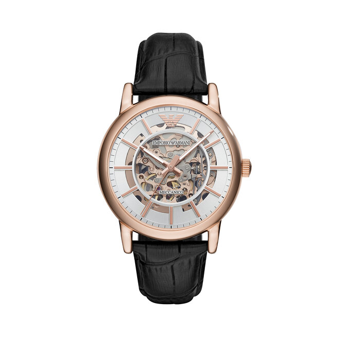 Zegarek Emporio Armani Meccanico - Czarny