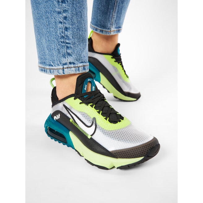 Batai Nike Air Max 2090 (Gs) CJ4066 101 White/Black/Volt/Valerian Blue •  Www.eavalyne.lt