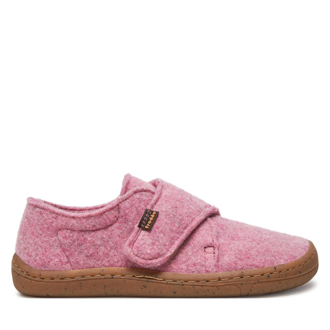 Kapcie Froddo Barefoot Wooly Slippers - S Różowy