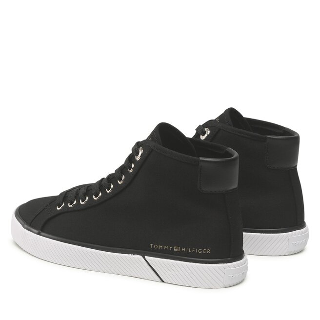 Tommy Hilfiger Sneakers Tommy Hilfiger Essential Highcut Sneaker Bl FW0FW07247 Black BDS