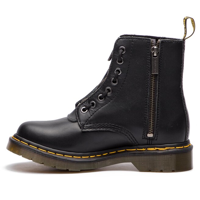 Kerzai Dr. Martens 1460 Pascal Frnt Zip 23863001 Black Nappa •  Www.eavalyne.lt