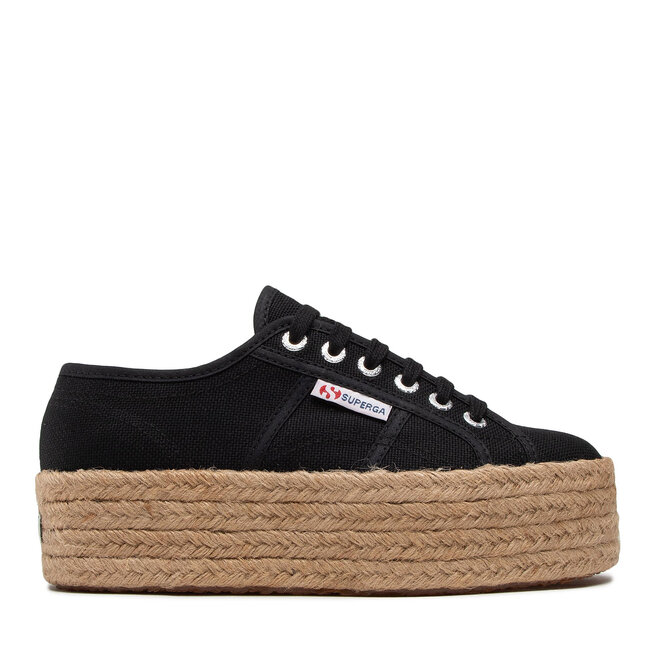 Espadryle Superga 2790 Rope - Czarny