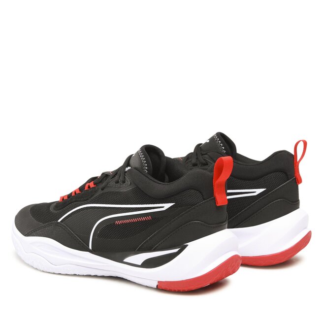 Puma Pantofi Puma Playmaker 385841 01 Jet Black/Black/White/Red