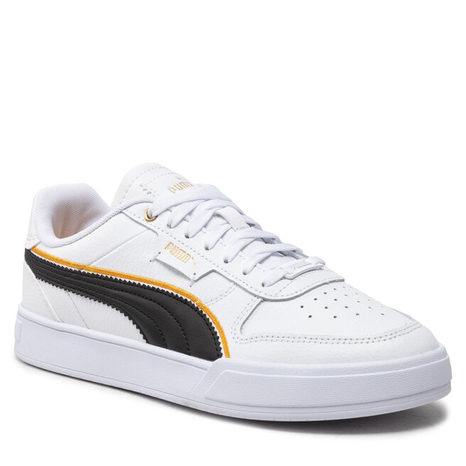 Sneakers Puma Caven Dime FC 386380 01 White/Black/Gold/Tangerine 386380 imagine noua