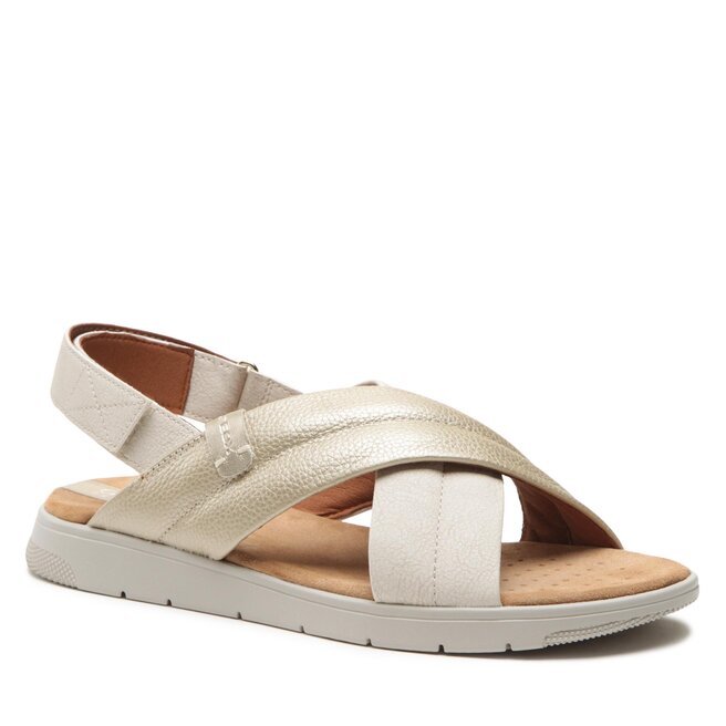 Sandale Geox D Dandra D25NNA0EKAKC1Q2L Off White/Lt Gold