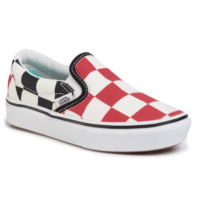 Vans red black checkered slip ons new arrivals