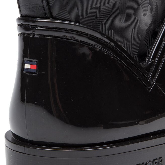 Bottes de pluie Tommy Hilfiger Shiny Camo Rain Boot FW0FW03318