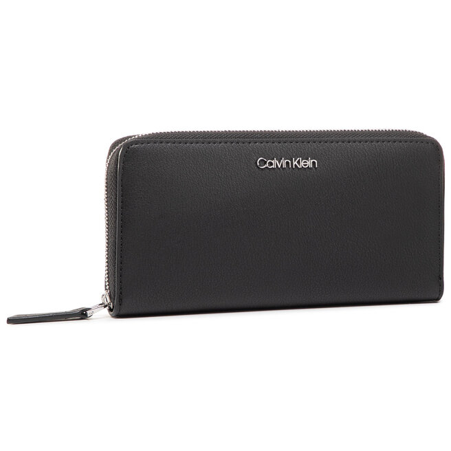 Calvin Klein Portafoglio grande da donna Calvin Klein Ck Must Ziparound Lg K60K606698 BAX