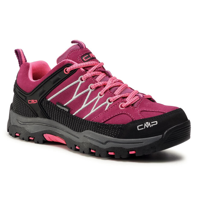 Trekkings CMP Kids Rigel Low Trekking Shoes Wp 3Q13244J Berry/Pink Fluo 05HF 05HF imagine noua