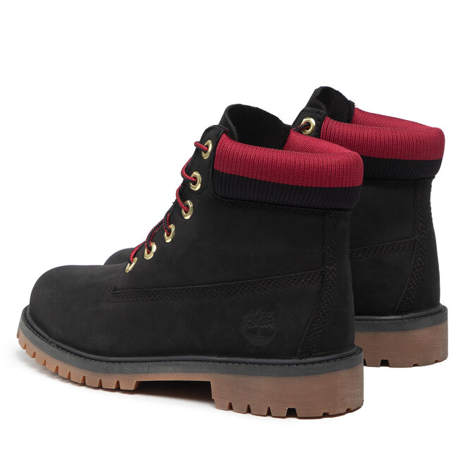 Timberland Trappers Timberland Premium TB0A2FNV0011 Black Nubuck W Red