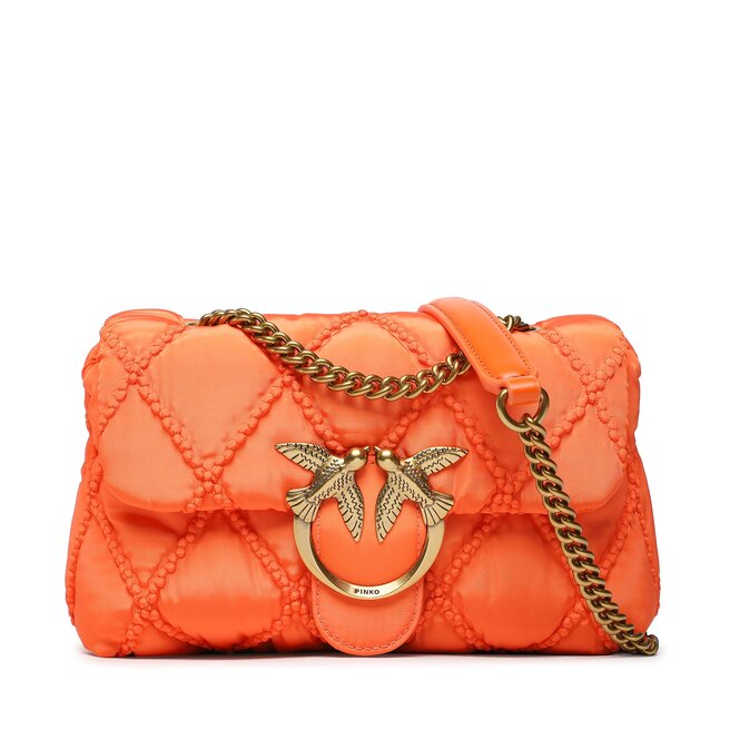 Pinko Handtasche Pinko Love Mini Puff Cl PE 23 PLTT 100039 A0UL Orange A71Q