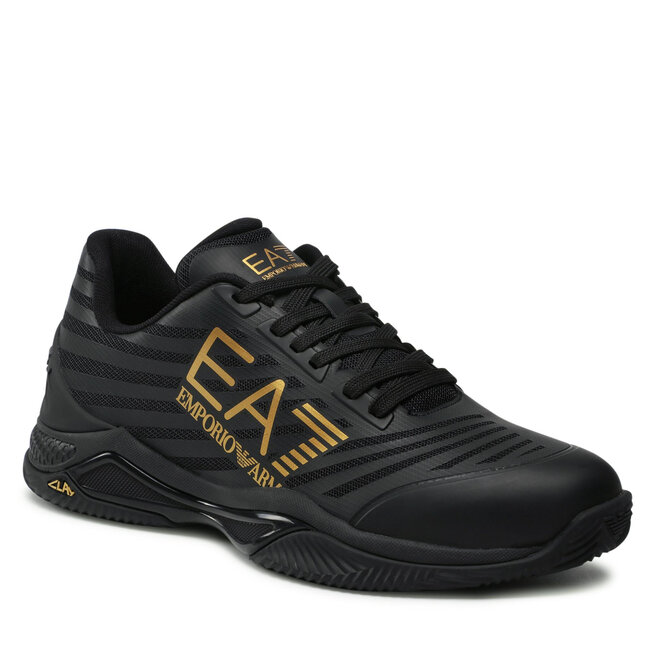 Sneakers EA7 Emporio Armani X8X079 XK203 M701 Triple Black/Gold Armani imagine noua gjx.ro