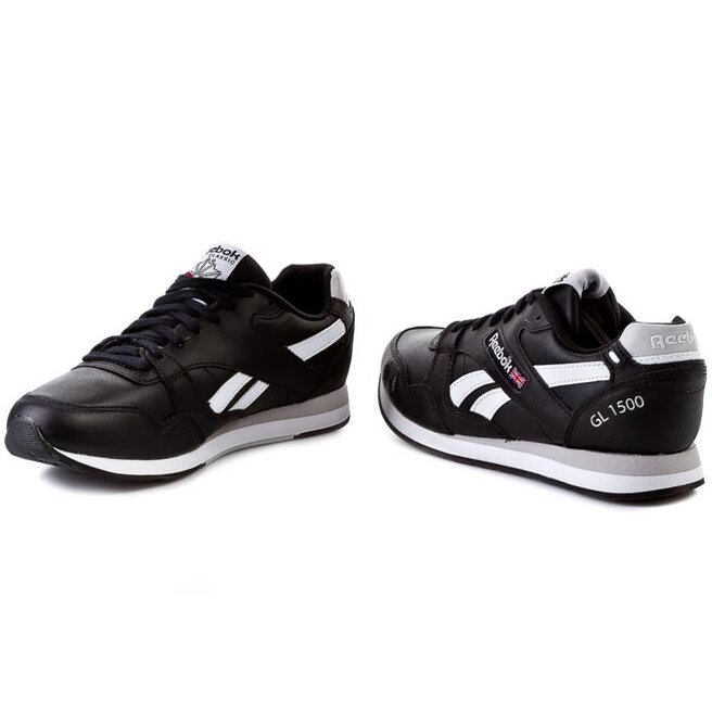 Scarpe Reebok Gl 1500 M44524 Black White Steel Silver escarpe