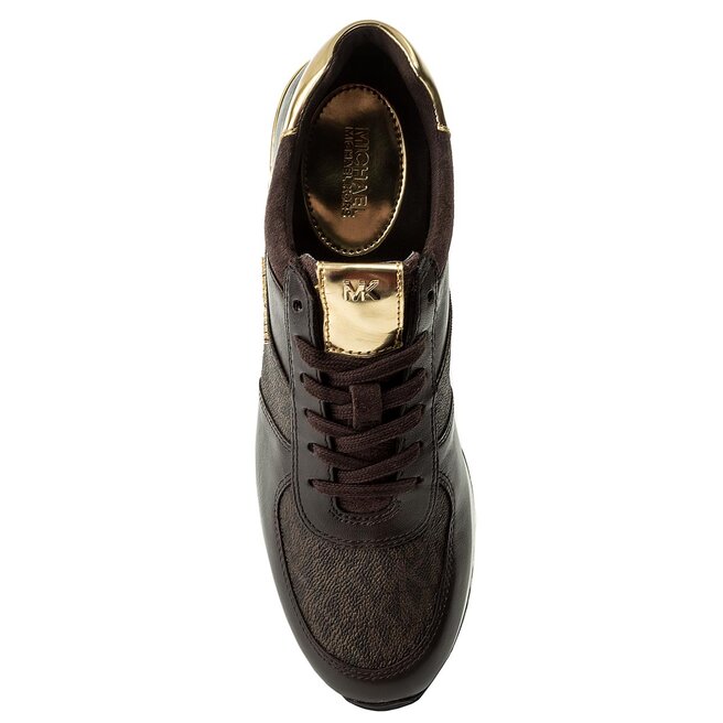 MICHAEL Michael Kors Сникърси MICHAEL Michael Kors Allie Wrap Trainer 43R6ALFP2B Brown