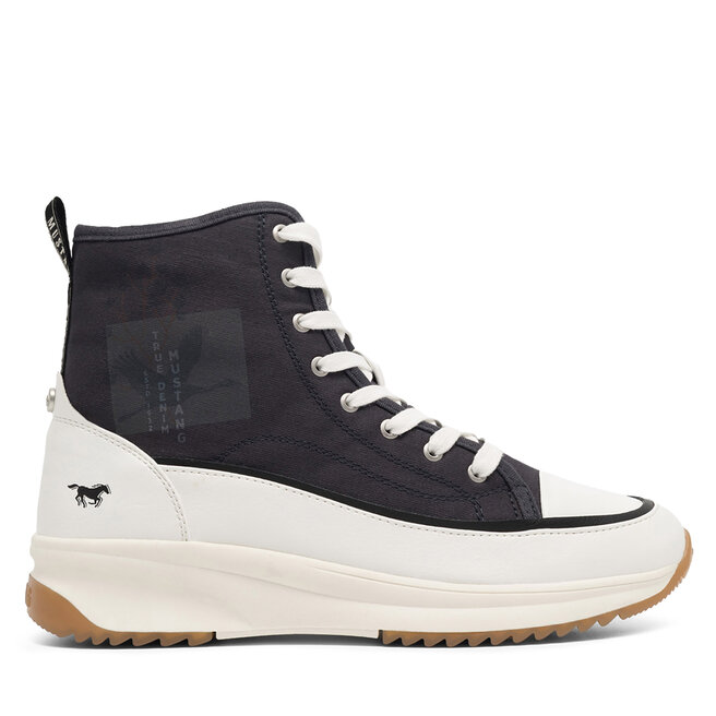 Trampki Mustang 1458-501 Czarny - kobiece