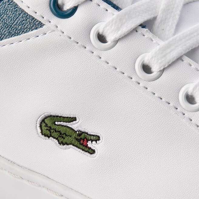 Lacoste Straightset Lace 317 1 Caj 7 34CAJ0017080 Wht Blu
