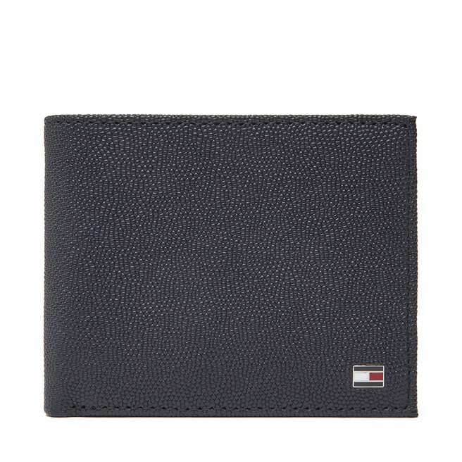 Duży Portfel Męski Tommy Hilfiger Th Flag Mini Cc Wallet - Granatowy