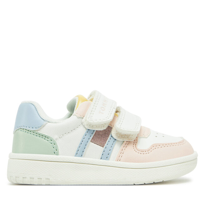 Sneakersy Tommy Hilfiger Flag Low Cut Velcro Sneaker - M Kolorowy