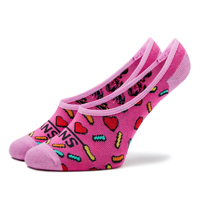 Vans Set di 3 paia di pedulini da donna Vans Love Canoodle VN0A7YUCBRK1 Cyclamen/Black