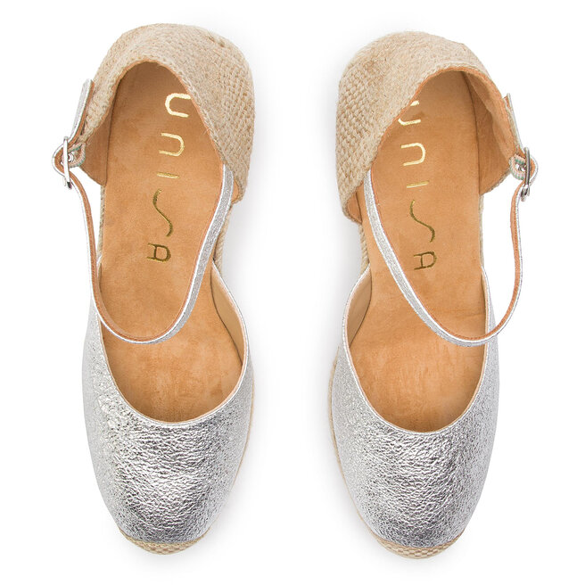 Unisa Espadrile Unisa Castilla 19 Se Silver/Selenium