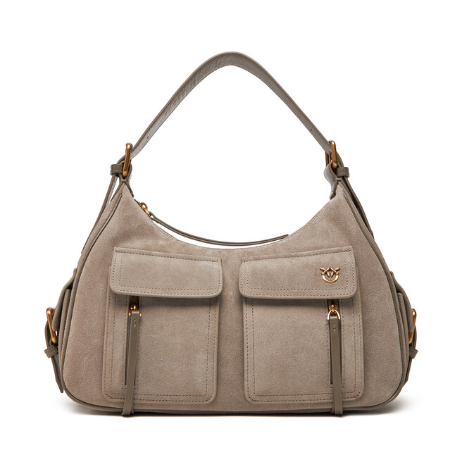 Torebka PINKO Cargo Bag Maxi PE 25 PLTT 104507 - Szary