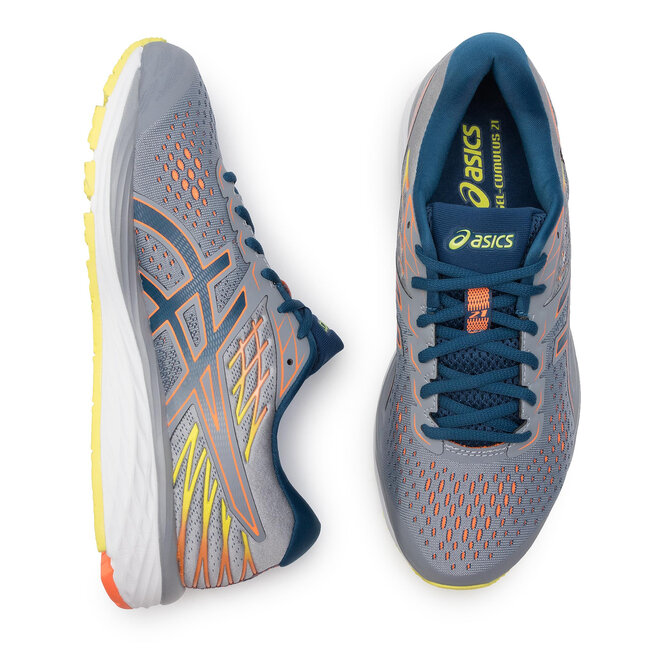 Chaussures Asics Gel-Cumulus 21 1011A715 Sheet Rock/Mako Blue 020 •  Www.chaussures.fr