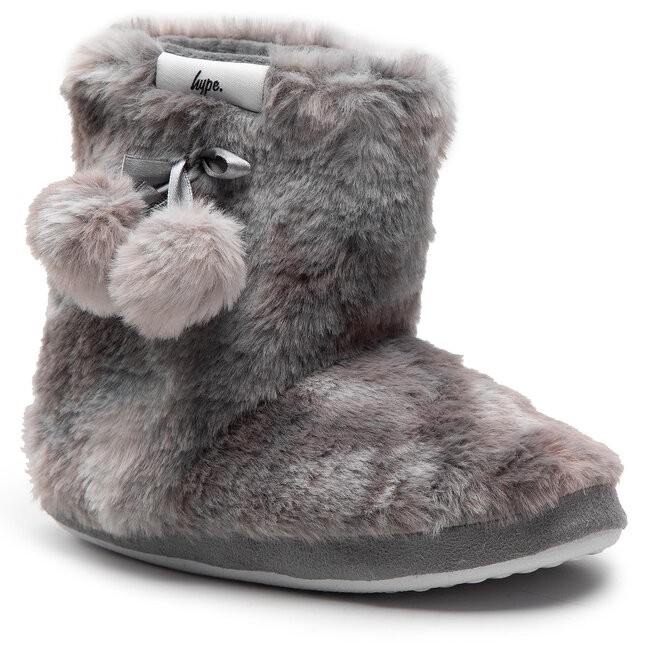HYPE Hausschuhe HYPE Slipper Boot YWBS-080 Black
