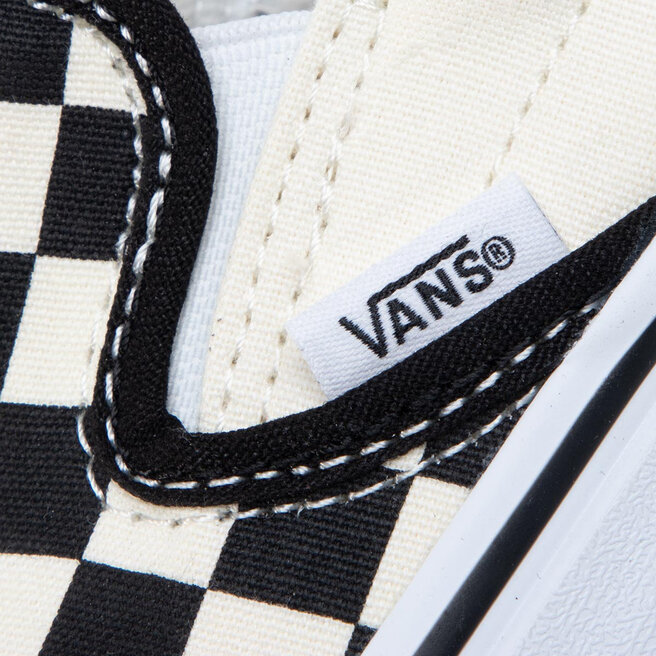 Vans Sneakers aus Stoff Vans Classic Slip-On VN000EYEBWW1 Blk/Whtchckerboard/Wht