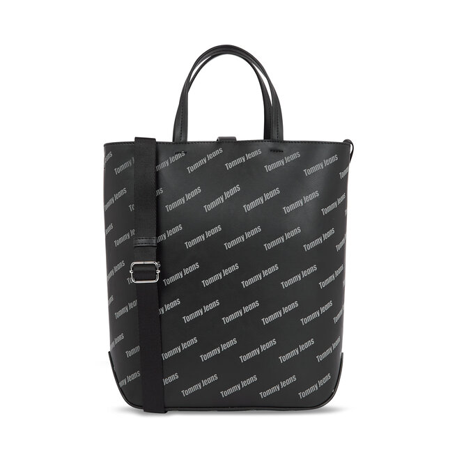Torebka Tommy Jeans Tjw Must Tote Aov Print - Czarny