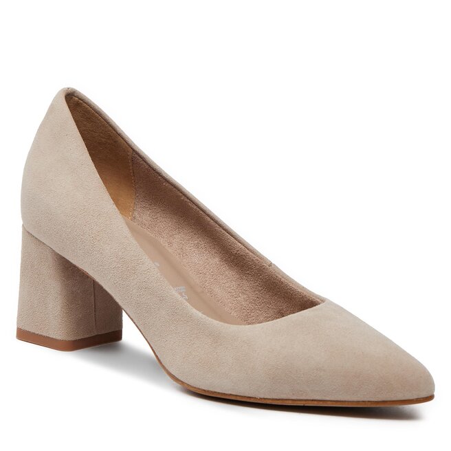Escarpins Tamaris 22435 – Talon Bloc Confortable – Cuir Véritable Avec Semelle Touch-It – Look Élégant Moderne - 6