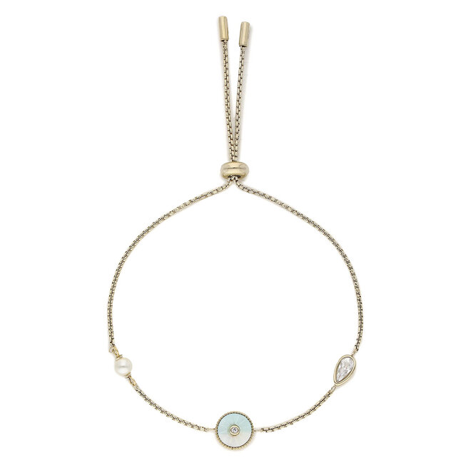 Fossil Pulsera Fossil Val Blue Crush Ombre JF04067710 Gold