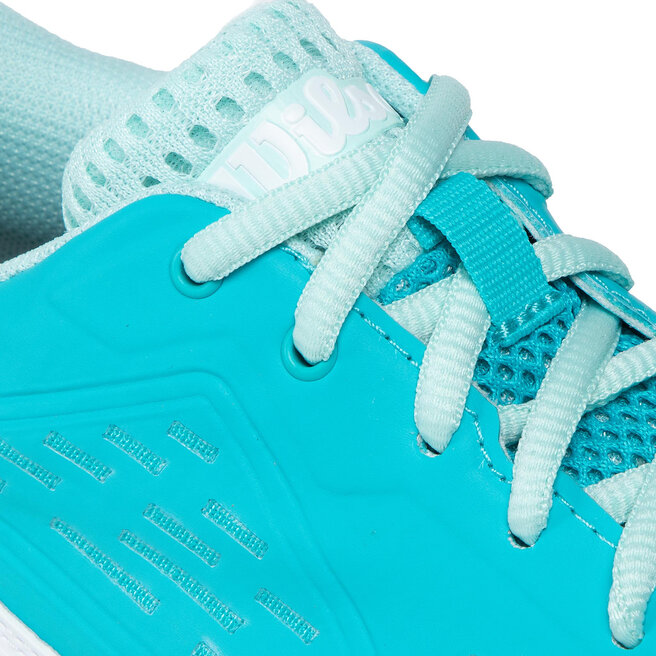 Wilson Pantofi Wilson Rush Pro Ace Clay W WRS329560 Scuba Blue/Wht/Fiery Cor