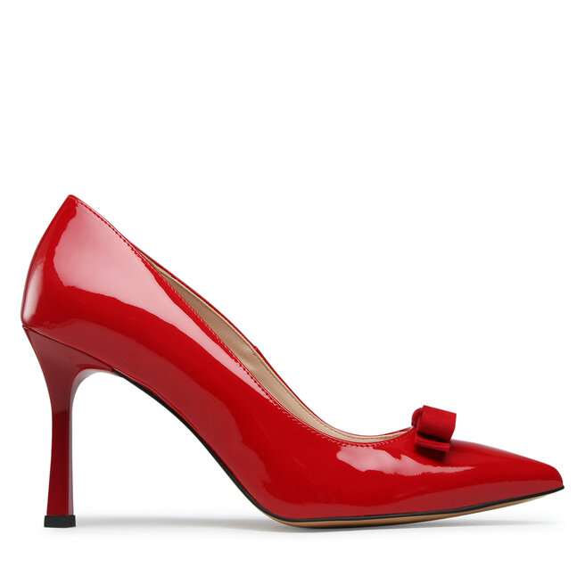 Sagan High Heels Sagan 4911 Czerwony Lakier/Welur 248